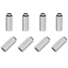 Male to Female Extender Fitting G1/4 x 40mm for Water Cooling System Silver 8pcs