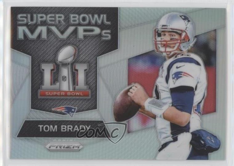 2017 Panini Prizm Super Bowl MVPs Silver Prizm Tom Brady #19 9y4