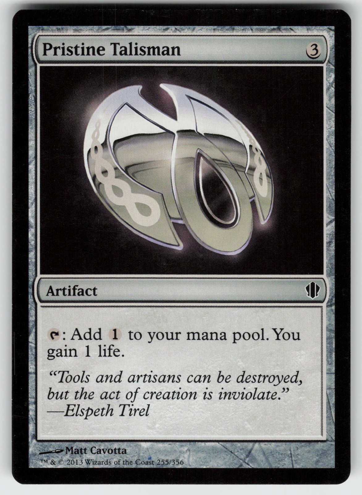Pristine Talisman C Commander 2013 255 MTG