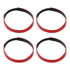 2 Pairs High Heels Shoe Straps Detachable Elastic Heel Strap, Matte Red