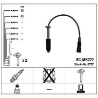 ZüNdleitungssatz FüR Mercedes Sprinter B901 B902 B903 B904 2.3 95 Bis 06 NGK Neu