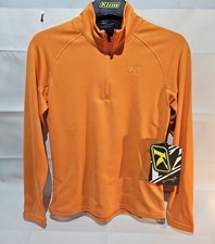 Klim Elevation 1/4 Zip Performance Fleece Shirt Women's Small Orange