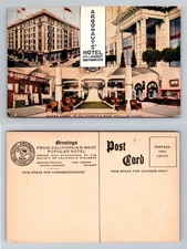 San Francisco, CA-California, Argonaut Hotel Grand Lobby Vintage Postcard