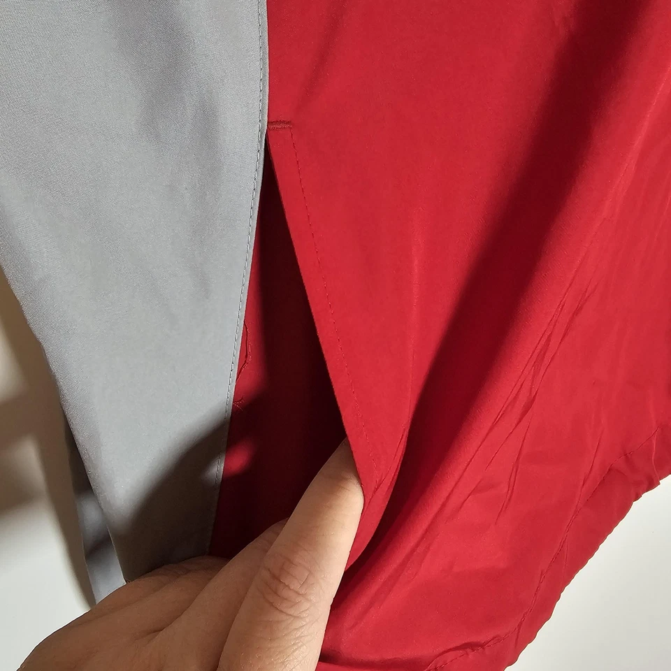 Rawlings Pullover Jacket Mens XL Red Gray Water Repellent Windbreaker Adult - Image 4 of 4