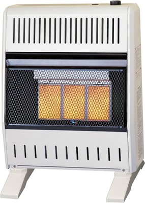 ProCom MN180TPA-B Ventless Natural Gas Infrared Space Heater 20000 BTU, White 