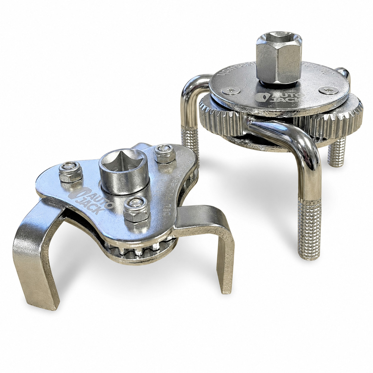 3 Jaw Adjustable Oil Filter Wrench Set 63–120mm | Heavy Duty Steel | 1/2"" Drive