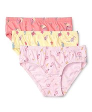 Jockey SG01 Girls Cotton Panties 3 Pack  Super Combed Fabric  Soft Waistband