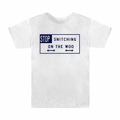 VLONE x Pop Smoke Stop' Snitchin' Tee - Size XXl - StockX Certified - NWT