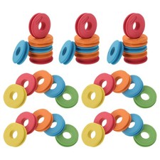 100pcs Ligne de pêche bobines bobines de pêche en forme ronde (multicolore)