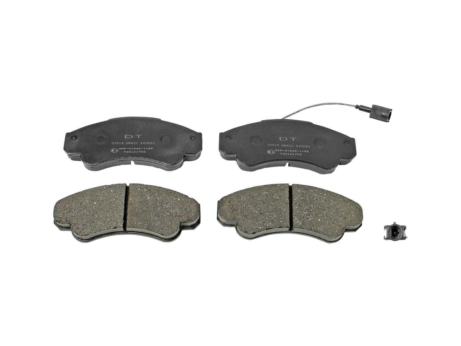 Kit de garnitures de disque de frein DT Spare Parts 12.93103 pour essieu de camion lourd