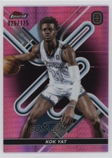 2022 Topps Finest OTE Overtime Elite Pink Prism Refractor 25/125 Kok Yat #78 oh4
