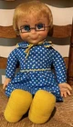 1967 Mrs Beasley Doll Apron Collar Glasses & Restored to Talk