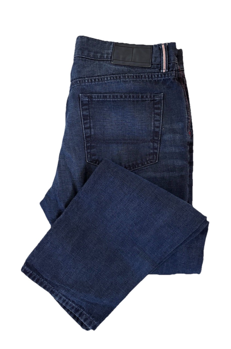 Tommy Hilfiger Men’s Dark Wash Straight Jeans Size 34 thumbnail 2