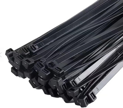 Large Zip Ties 18 Inch Black Extra Long Cable Ties Heavy Duty Outdoor 120 Lbs Th