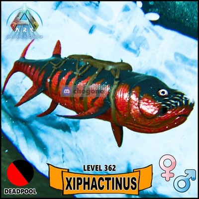 Ark Ascended PC/PS5/XBOX Official Official PVE Deadpool Xiphactinus Level 362