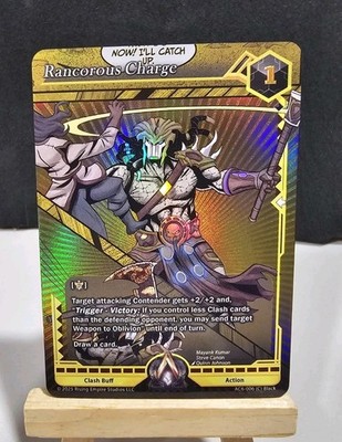 Alpha Clash TCG Rancorous Charge GOLD Echoes of Eternity | eBay
