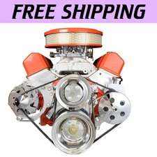 SBC Alternator/Power Steering Bracket Kit – Double Hump Heads – 5.0L to 5.7L V8