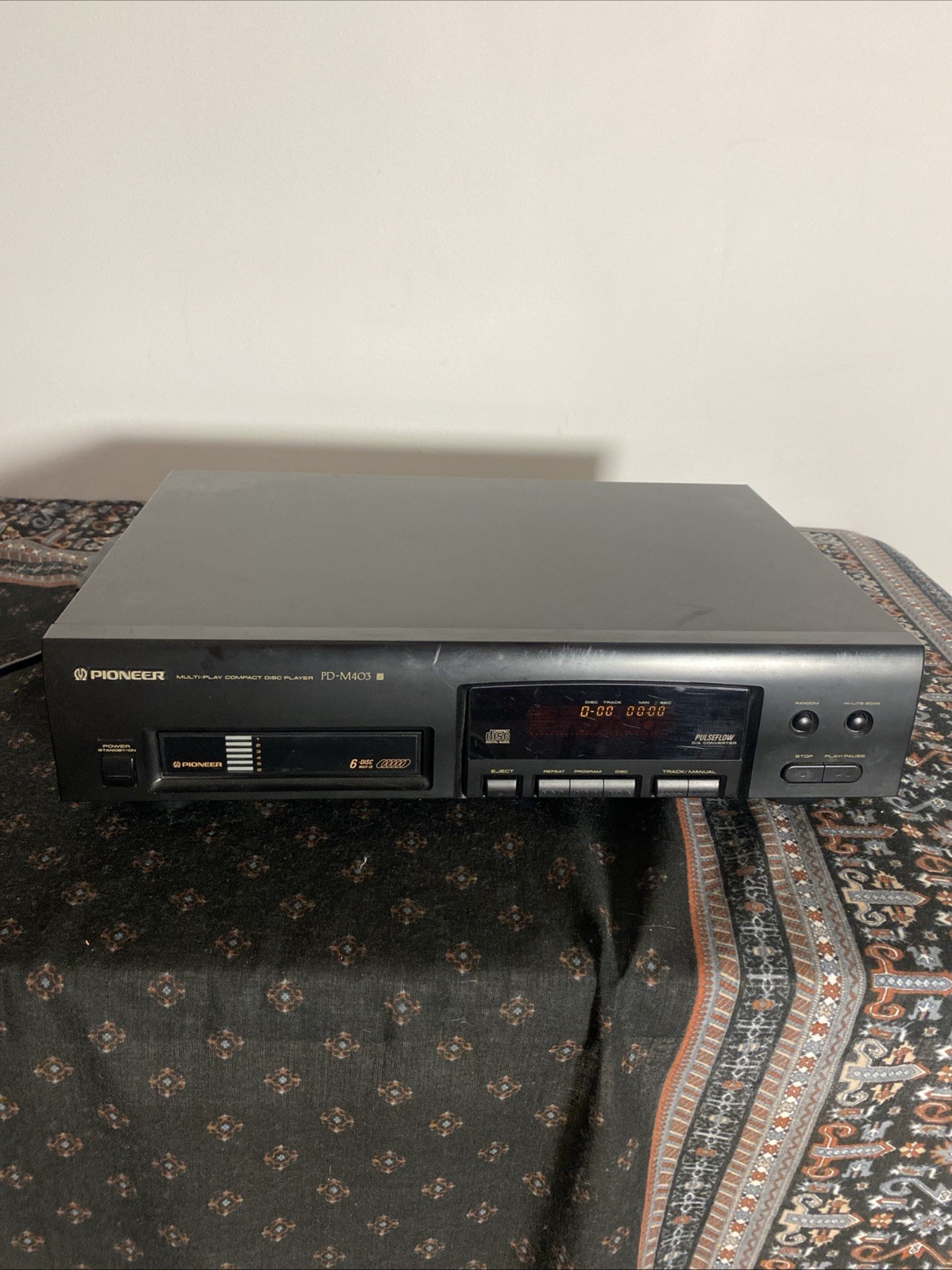 PIONEER PD-M403 6 Disc CD Changer Multi Play Compact Disc Pl