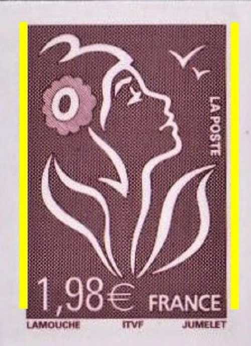 VARIETE N°37359abc 1,98€ LAMOUCHE NON DENTELE AVEC ET SANS PHOSPHORE LUXE ** - Photo 2/3