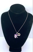 Sanrio 925 "Hello Kitty" Leo Zodiac Sign CZ Pendant Necklace 13.7g