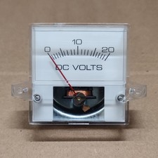 Prime Dc Volts Analog Panel Meter Voltage Gauge 0-20v Modelmpn Dc Volts Prime Dc Volts Analog Panel Meter Voltage Gauge 0-20v Modelmpn Dc Volts
