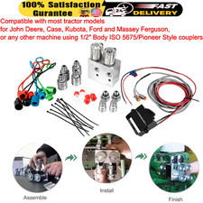 Hydraulic Multiplier Scv Splitter Selector Diverter Valve Kit Coupler Switch Box