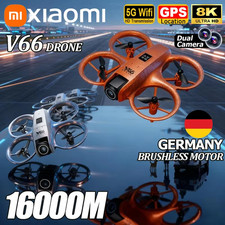 V66 Mini Drone with HD Camera Foldable RC Quadcopter Obstacle Avoidance Kids Toy