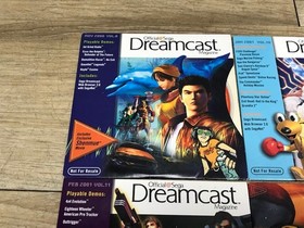 Lot of 4 Official SEGA Dreamcast Magazine Demo Discs