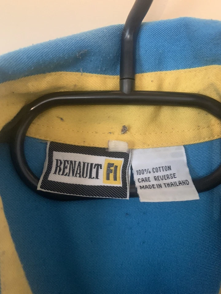 Rare Chemise vintage Renault team F1 sponsor Mild Seven Michelin Elf Alonso - Photo 3/4