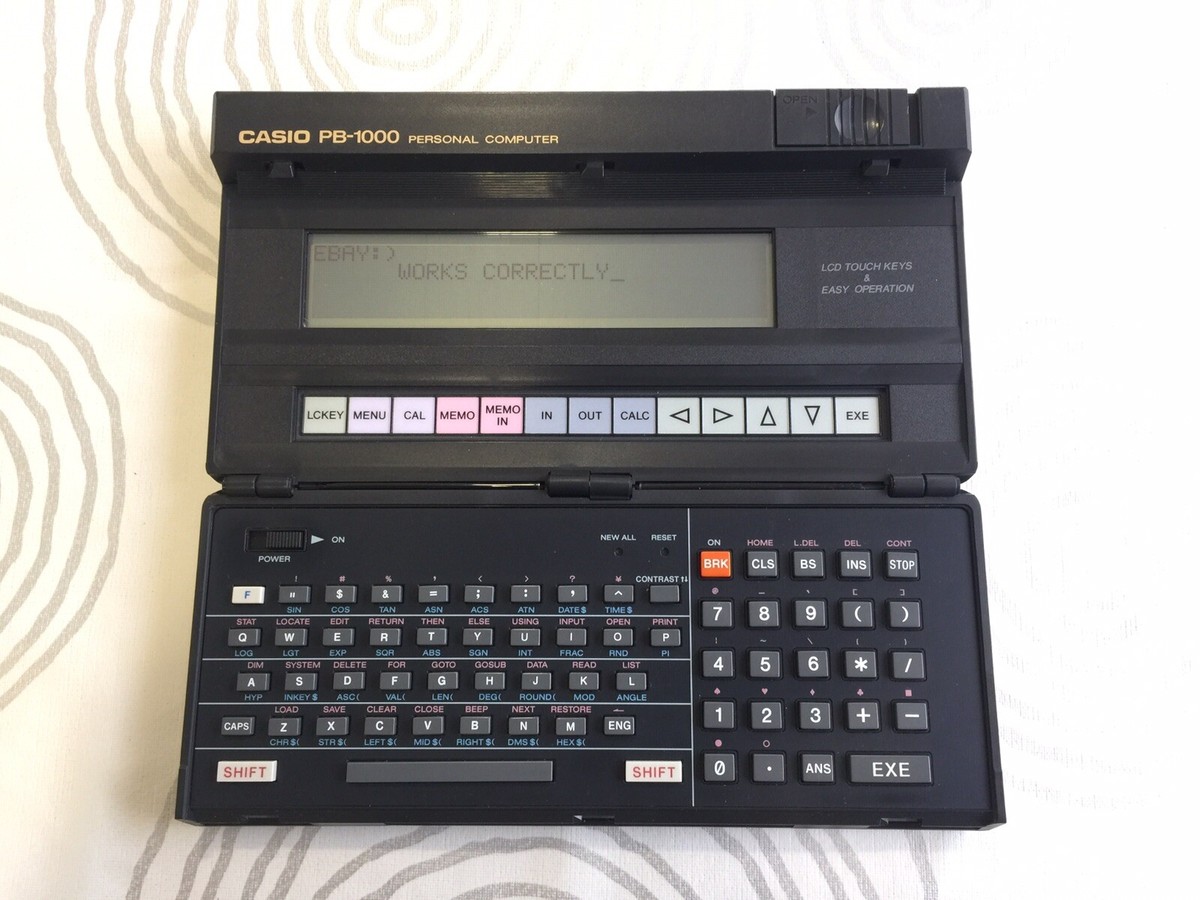 公式ショップ】 CASIO 液晶タッチキー コンピューター ポケコン