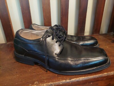 FLORSHEIM OXFORD BLACK LEATHER DRESS SHOES COMFORTECH 11256  display picture 1