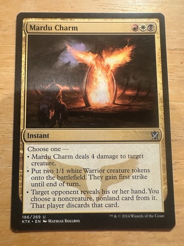 Magic the Gathering MTG Mardu Charm (186) Khans of Tarkir LP - 第 1/2 張圖片