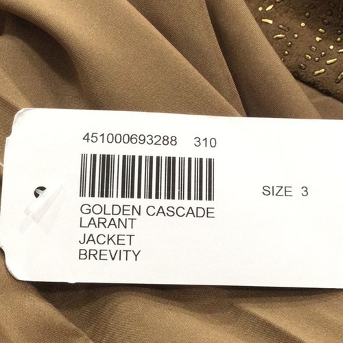 Giacca Chico's Golden Cascade Larant Brevity tasche finte taglia 3/XL/16 nuova con etichette - Foto 12 di 16