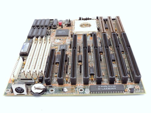 Shuttle HOT-419 R1.1 Mainboard Sockel 3 Opti Chip ISA Green PC Motherboard 256KB