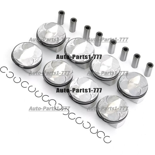 STD 8x Pistons Rings Set Φ87mm For BMW 540i 740i E60 E61 E65 E66 N62B40 4.0L V8 - Picture 2 of 6