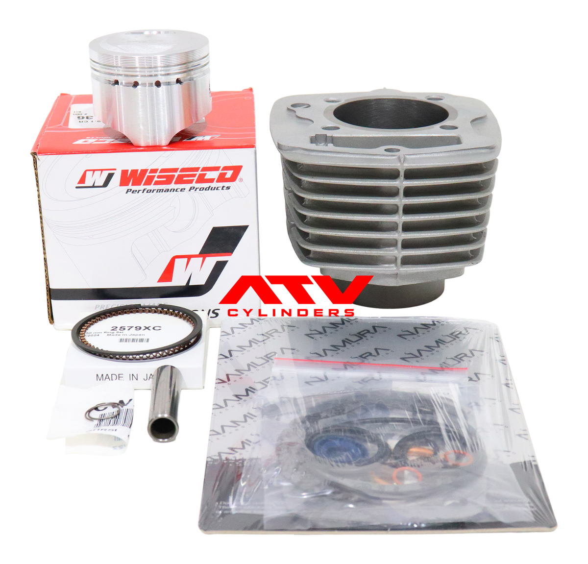 81-86 Honda ATC 200S 200 S Cylinder Jug Wiseco Piston Gaskets Kit