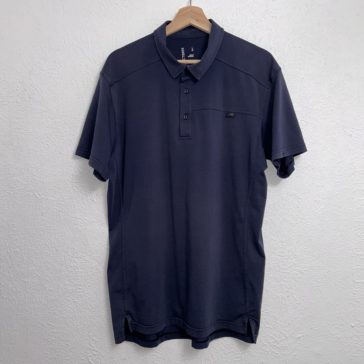 Arc'teryx Polo Shirt Short Sleeve Distressed Men's Large