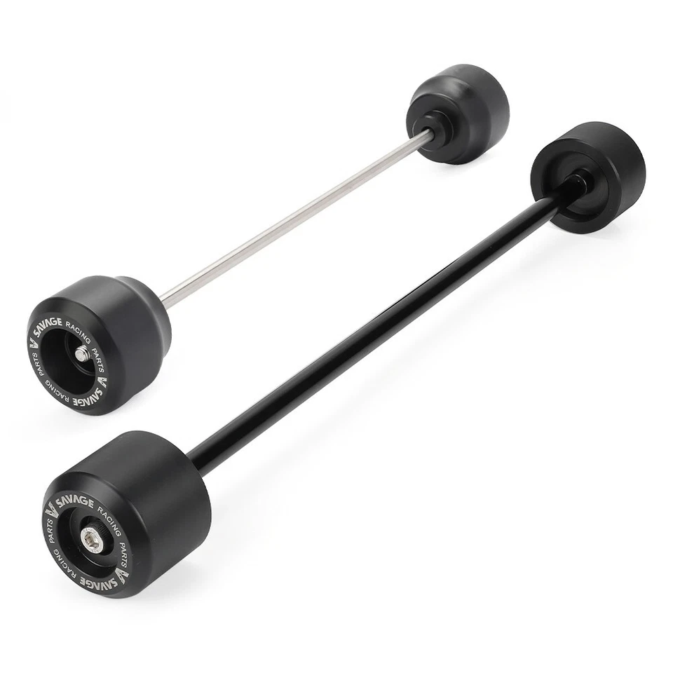 Deslizadores de horquilla de rueda delantera trasera protección basculante para SUZUKI DRZ400SM 2005-2023 Foto 3 de 4