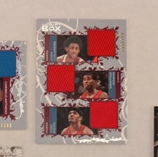 2006-07 Topps Luxury Box Courtside Relics Triple Childress/Williams/Smith Hawks