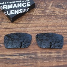 KEYTO Polarized Replacement Lenses for-Oakley Gascan Sunglasses - Black