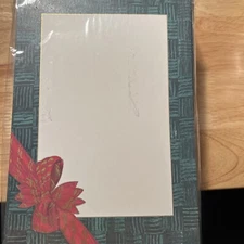 100 HOLIDAY PARTY INVITES OR GREETING CARDS W/ENVELOPES PRINTABLE BORDER GREEN