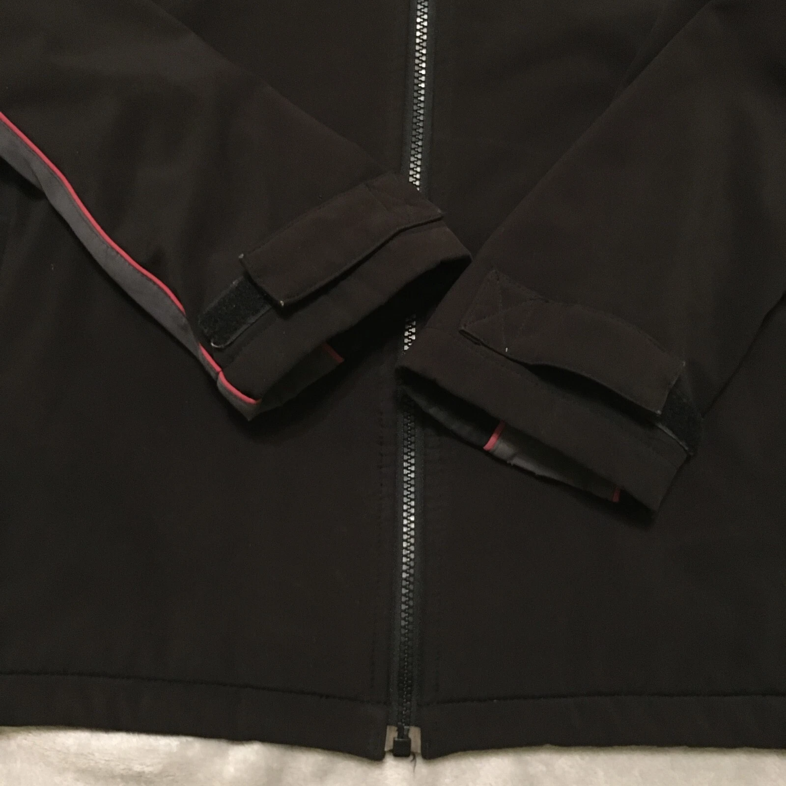 Speer Racing elf Arlen Ness RARE mens Black Motorsport Softshell Jacket size L image 6