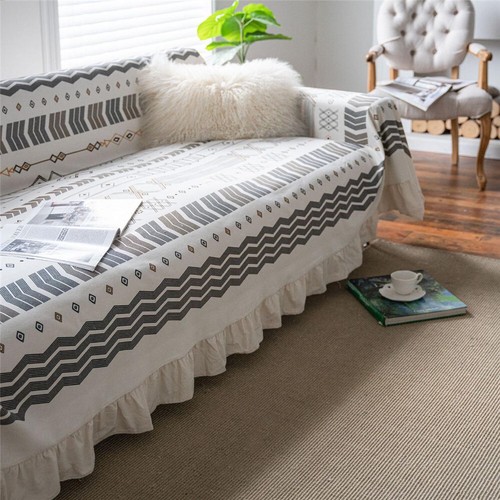 Funda de sofá con volantes impresa manta fundas para sofá sofá sofá fundas para sillón - Imagen 38 de 54
