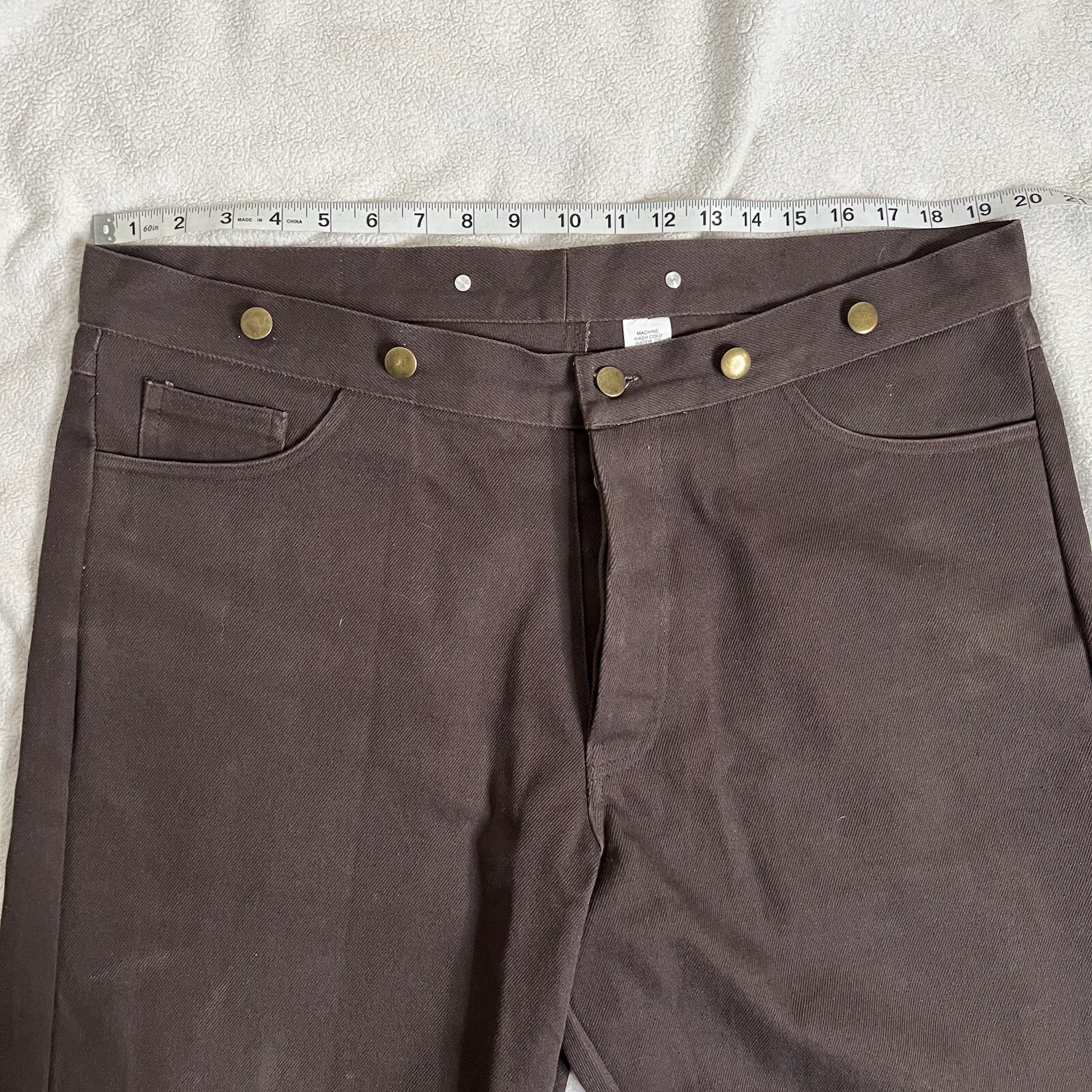 Frontier Classics Pants Button Fly Brown Canvas B… - image 5