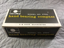 Vintage Hand Bearing Compass COLT Model No. 2700 NIB New in Box Rare