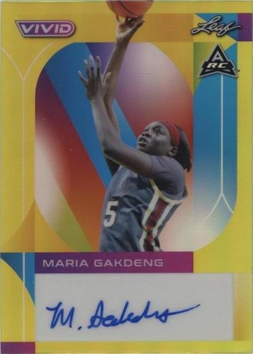 2022-23 Leaf Vivid Legacy Jordan Hawkins Blue Auto /30 BA-JH2