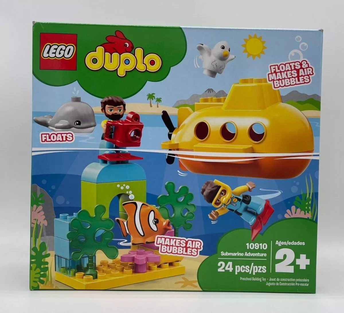 Lego Duplo Town 10910 Yellow Submarine Adventure New Sealed 24