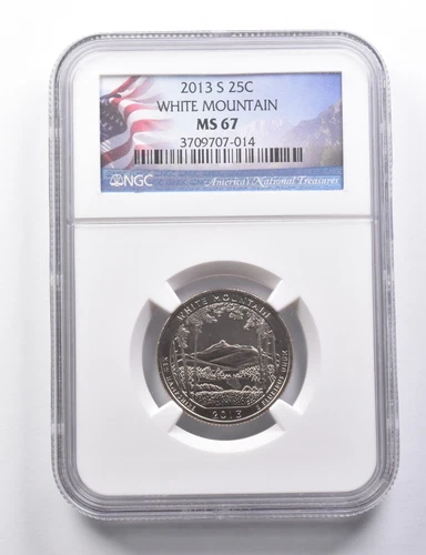 MS67 2013-S Washington Quarter White Mountain NGC *5748