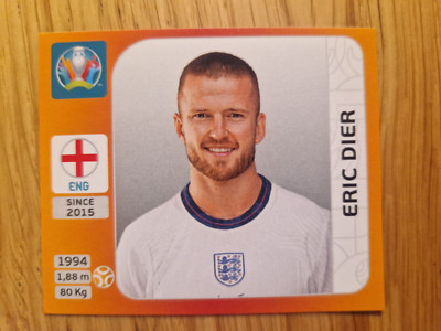 Panini Euro 2020 Tournament Edition Original Sticker No 411 Eric Dier England