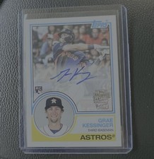 2024 Topps Archives Grae Kessinger 1983 Fan Favorites Auto #83FF-GK - Astros RC